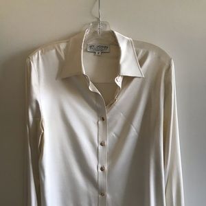 St. John Collection by Marie Gray Ivory Top